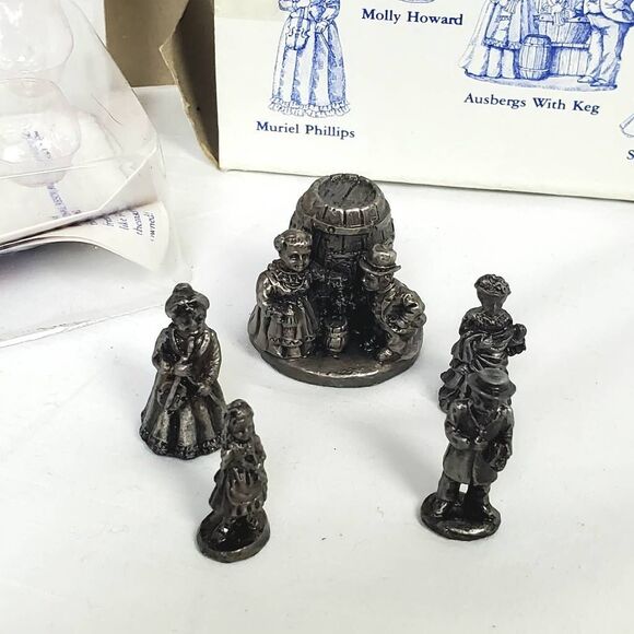 Liberty Falls Americana Pewter AH54 Pioneer Wagon Set - Picture 2 of 3